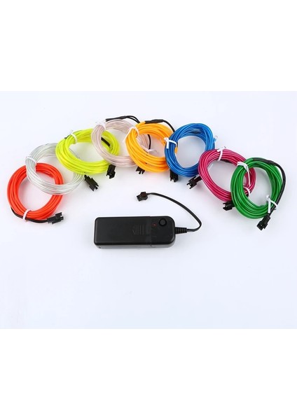 Buz Mavisi 1 M Glow El Tel Kablo LED Neon Noel Dans Partisi Dıy Kostümleri Giyim Aydınlık Araba Işık Dekorasyonu Elbise Topu Rave 1 M/3 M/5 M (Yurt Dışından) fırsatları