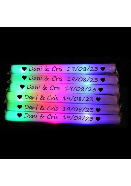 30 Adet Beyaz 12/30/60 Adet LED Glow Sticks Toplu Renkli Rgb Glow Köpük Sopa Tezahürat Tüpü Koyu Işık Noel Doğum Günü Düğün Parti Malzemeleri (Yurt Dışından) modelleri