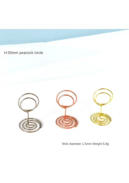 06 Parti Dekor Doğum Günü Partisi Kağıt Menü Klipleri Fotoğraf Klip Standları Ev Aksesuarları Metal Yer Kartı Sahipleri Düğün Yaratıcı (Yurt Dışından) indirimleri