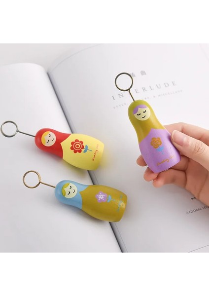 Turuncu 1 Adet Kawaii Kız Ahşap Fotoğraf Tutucu Mesaj Kart Klibi Düğün Masa Numarası Tutucu Isim Kartı Placecard Kartpostal Standı Raf Fotoğraf Prop (Yurt Dışından) fiyatları