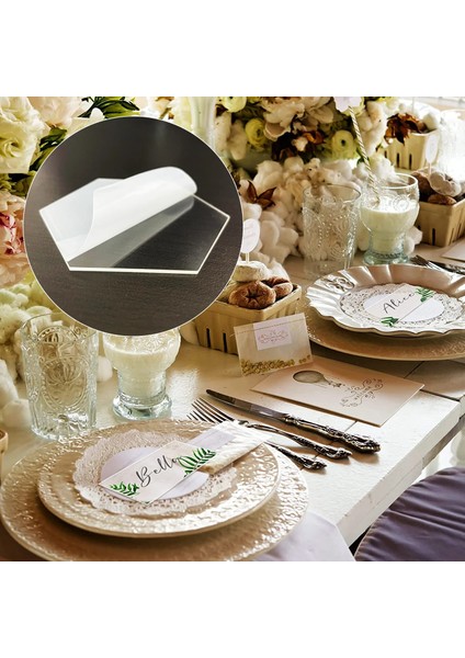 Dikdörtgen 50 Adet 10/20/50 Adet Şeffaf Akrilik Masa Yer Kartı Tabanı ile Düğün Malzemeleri Oturma Kartları Burcu Konuk Isimleri Etiketi Parti Dıy Dekorasyon (Yurt Dışından) indirimleri