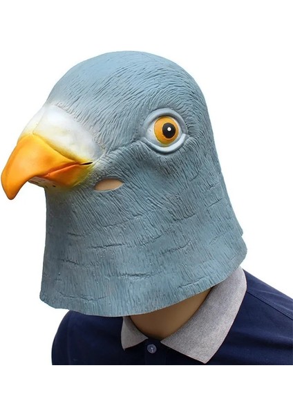Model Iki 1 Adet Yeni Güvercin Maskesi Lateks Dev Kuş Kafası Cadılar Bayramı Cosplay Kostüm Tiyatro Prop Maskeleri Parti Doğum Günü Dekorasyon (Yurt Dışından) fiyatları
