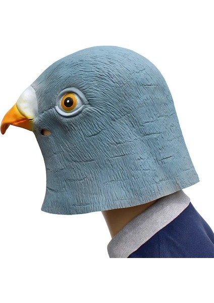 Model Iki 1 Adet Yeni Güvercin Maskesi Lateks Dev Kuş Kafası Cadılar Bayramı Cosplay Kostüm Tiyatro Prop Maskeleri Parti Doğum Günü Dekorasyon (Yurt Dışından) modelleri