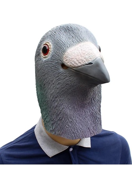 Model Iki 1 Adet Yeni Güvercin Maskesi Lateks Dev Kuş Kafası Cadılar Bayramı Cosplay Kostüm Tiyatro Prop Maskeleri Parti Doğum Günü Dekorasyon (Yurt Dışından) indirimleri