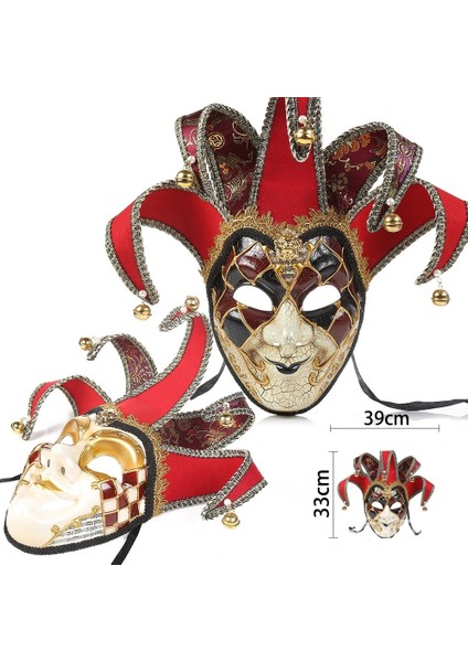 Parti Maskesi x Moda Masquerade Venedik Maskesi Mardi Gras Cadılar Bayramı Düğün Duvar Dekoratif Sanat Noel Yarım Yüz Doğum Günü Partisi Malzemeleri (Yurt Dışından)