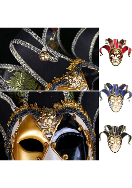 Parti Maskesi x Moda Masquerade Venedik Maskesi Mardi Gras Cadılar Bayramı Düğün Duvar Dekoratif Sanat Noel Yarım Yüz Doğum Günü Partisi Malzemeleri (Yurt Dışından)