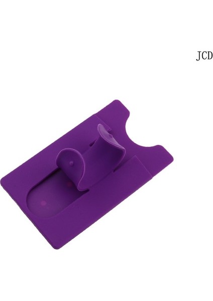 Mor Jcd Silikon Kavrama Cep Telefonu Tutucu Standı Itme Çekme Etiket Yapıştırma Evrensel El Bandı Telefon Tutucu Braketi (Yurt Dışından)