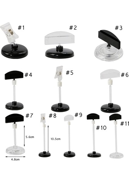 Stil 6 Ofis Masası Üstü Iş Adı Kartı Yer Standı Klipsi (Yurt Dışından) modelleri