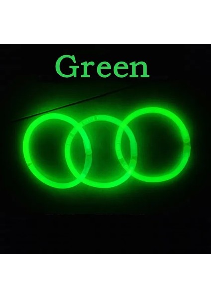 Yeşil 100 Adet 100 Adet/50 Adet Kızdırma Çubukları Parti Floresan Hafif Parlamalı Karanlıkta Bilezik Kolye Neon Düğün Doğum Günü Partisi Sahne Dekor (Yurt Dışından)