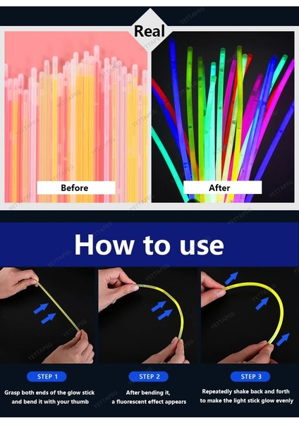 Yeşil 100 Adet 100 Adet/50 Adet Kızdırma Çubukları Parti Floresan Hafif Parlamalı Karanlıkta Bilezik Kolye Neon Düğün Doğum Günü Partisi Sahne Dekor (Yurt Dışından)