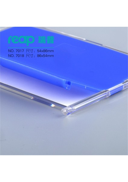 7117 Siyah 7647 Plastik Standart Biçme Boyutu 54*86MM Sergi Kartları Kimlik Kartı Adı Etiketi Personel Iş Rozeti Tutucu Ofis (Yurt Dışından) indirimleri