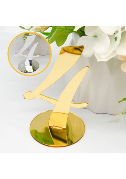 Stil 4 Düğün Masa Numaraları Akrilik Masa Numaraları Tutucu Tabanı ile Düğün Için Standlar Narin Hazırlanmış Çift Taraflı 1 Pc S55 (Yurt Dışından) modelleri