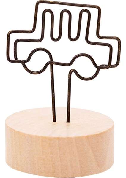 H Çoklu Stiller Ahşap Tel Şekli Fotoğraf Klip Masa Numarası Standı Masaüstü Dekorasyon Metal Yer Kartı Sahipleri Parti Malzemeleri (Yurt Dışından) modelleri