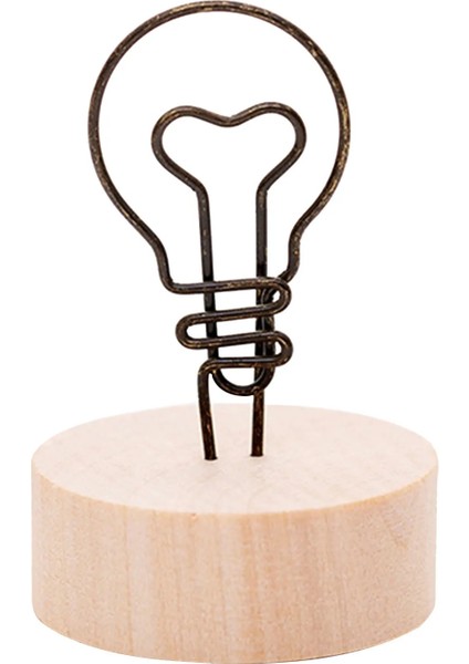 H Çoklu Stiller Ahşap Tel Şekli Fotoğraf Klip Masa Numarası Standı Masaüstü Dekorasyon Metal Yer Kartı Sahipleri Parti Malzemeleri (Yurt Dışından) fırsatları