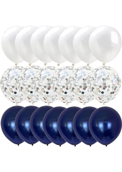 20PCSBG 28/20PCS Gece Mavisi Altın Lateks Balonlar Metalik Konfeti Düğün Mutlu Doğum Günü Bebek Duş Cadılar Bayramı Partisi Ev Dekorasyonu (Yurt Dışından)