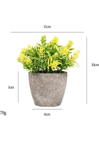 Stil 10 Mini Yapay Çiçekler Bitkiler Bonsai Masa Süsü Küçük Simüle Ağaç Saksı Bitkileri Sahte Çiçekler Ofis Masası Saksı Süs Ev (Yurt Dışından) fiyatları