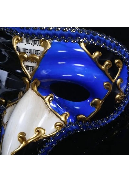 Siyah Venedik Maskesi Küçük Uzun Burun Cadılar Bayramı Masquerade Maskesi Boyalı Antik Venedik Maskesi Hortum Wang Yetişkin Erkek Modelleri (Yurt Dışından) fırsatları