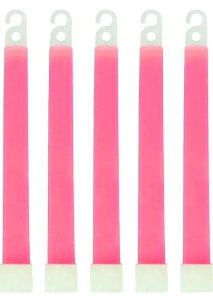 Pembe 10 Adet 5-30 Adet Floresan Parlak Çubuk Kolye Su Geçirmez Açık Acil Durum Parlak Çubuk Kolye Kanca ile Toksik Olmayan Parti Konser Aydınlık Çubuklar (Yurt Dışından)