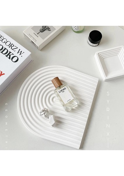 B 10.3 cm Beyaz Mikrodalga Doku Tepsi Mağaza Küçük Takı Fotoğraf Arka Plan Sahne Odası Dekorasyon Takı Çekim Aksesuarları (Yurt Dışından)