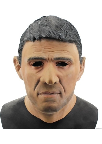 Hy-Mm-02 Yenı Gerçekçi Adam Maskesi Kauçuk Cosplay Gerçekçi Erkek Lateks Maske Başlık Cosplay Sahne Tam Kafa Kask Erkek Kadın (Yurt Dışından)
