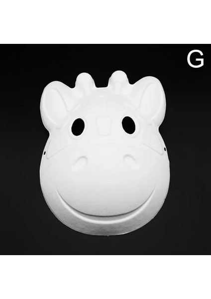 G 1 Adet Yaratıcı Dıy Hamuru Kedi Tilki Beyaz Kağıt Boyasız Hayvan Maskesi Erkekler Kadınlar Için Çocuklar Venedik Karnavalı Yüz Maskeleri Parti Malzemeleri (Yurt Dışından)