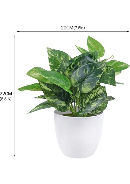 B Yeni Mini Yapay Bitki Bonsai Küçük Simüle Ağaç Saksı Bitkileri Sahte Çiçekler Ofis Masası Saksı Süsler Ev Bahçe Dekor (Yurt Dışından)