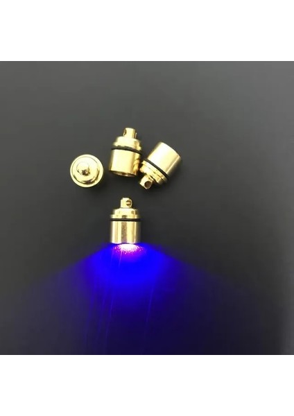 Mavi N Altın P 50 Adet Minik LED Mikro Flaş Işıkları Renk Değiştiren Düğme Hücre Akülü Dıy Zanaat Kitleri Için (Yurt Dışından)