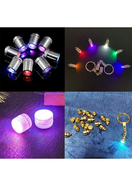 Mavi N Altın P 50 Adet Minik LED Mikro Flaş Işıkları Renk Değiştiren Düğme Hücre Akülü Dıy Zanaat Kitleri Için (Yurt Dışından) fiyatları