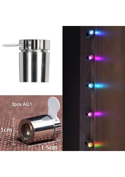 Mavi N Altın P 50 Adet Minik LED Mikro Flaş Işıkları Renk Değiştiren Düğme Hücre Akülü Dıy Zanaat Kitleri Için (Yurt Dışından) modelleri