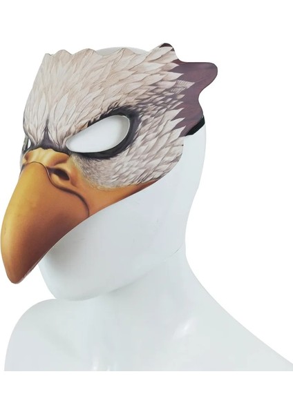 Karga 3D Kartal Maskesi Cadılar Bayramı Karnaval Hayvan Maskesi Pu Deri Eva Yarım Yüz Maskesi Parti Masquerade Cosplay Kostümleri Sahne (Yurt Dışından) fiyatları