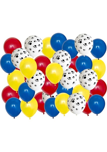 Bordo 40 Adet Mix 12 ''evcil Hayvanlar Köpek Paw Lateks Balonlar Hayvan Tema Parti Dekor Çocuklar Klasik Oyuncaklar Globos Helyum Hava Şişme Toplar Tedarik (Yurt Dışından)