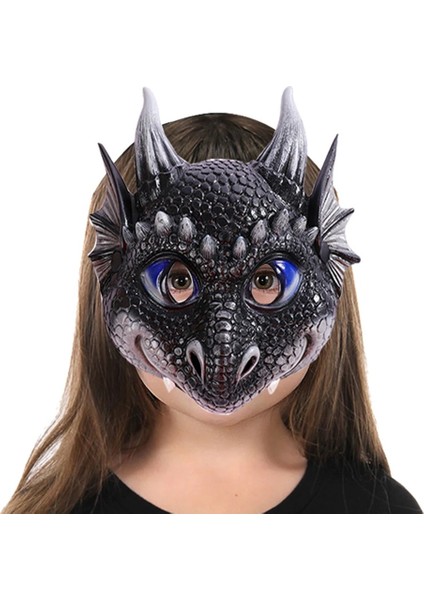 Set 1 Dinozor Maskesi Kanatları Çocuklar Çocuklar Için Ejderha Cosplay Kostüm Sahne Masquerade Parti Doğum Günü Karnaval Cadılar Bayramı Gösterisi Maskesi (Yurt Dışından) modelleri