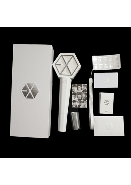 Beyaz Exo Konser Işık Çubuğu Sehun Hayranları Destekleyen Glow Lightstick Kpop Hediye Koleksiyonu Aksiyon Figürü Oyuncak Olaylar Parti Malzemeleri (Yurt Dışından)