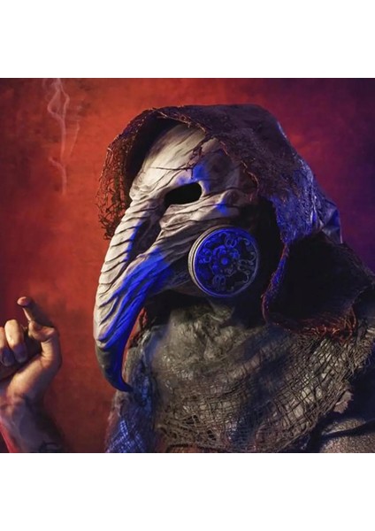 Steampunk Veba Doktor Maskesi Cosplay Uzun Burun Kuş Gaga Lateks Maskeleri Karnaval Masquerade Cadılar Bayramı Partisi Kostüm Sahne (Yurt Dışından) modelleri