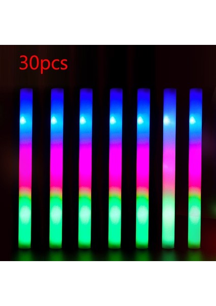 Sabit Yeşil 30 Adet LED Işıklı Çubuklar Parti Rave Köpük Parlak Çubuk Kolye Floresan Koyu Işık Bar Düğün Doğum Günü Festivali Konser Malzemeleri Için (Yurt Dışından) fiyatları