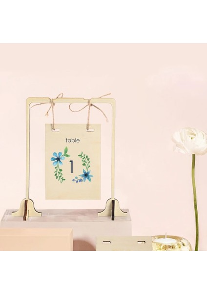 Uv Baskı 1 Adet Romantik Düğün Ahşap Sicim Dekor Masa Numarası Kartı Özelleştirilmiş Tasarım Kelime Renkli Baskı Lazer Gravür Dıy Zanaat Malzemeleri (Yurt Dışından) fiyatları