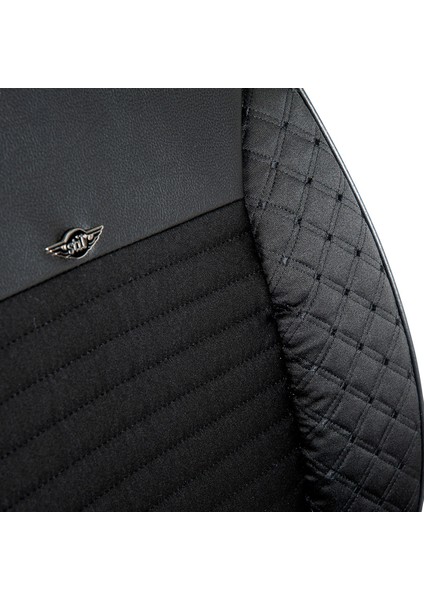 Citron C3 Air Cros Lüx Deri Oto Koltuk Kılıfı 5'li Set Tam Takım Urban Tam Siyah fırsatları