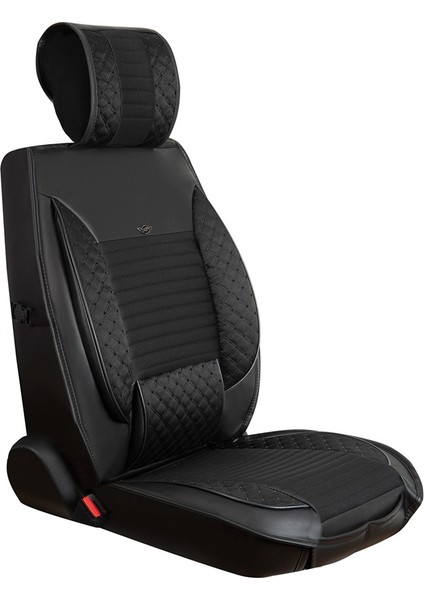 Citron C3 Air Cros Lüx Deri Oto Koltuk Kılıfı 5'li Set Tam Takım Urban Tam Siyah indirimleri