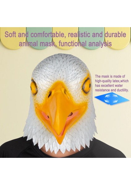 X13004A Hayvan Maskesi Komik At Unicorn Eşek Istakoz Şempanze Maskesi Çocuklar Parti Cadılar Bayramı Masquerade Lateks Tam Yüz Kapak (Yurt Dışından) fırsatları