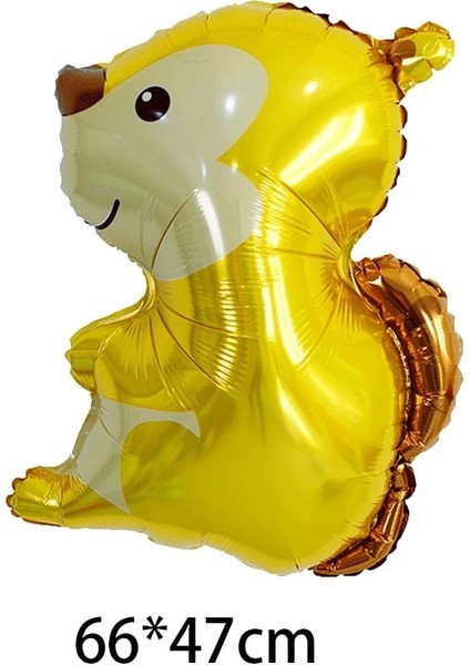 Kirpi 1 Adet Büyük Karikatür Hayvan Kirpi Tilki Rakun Sincap Balonlar Orman Partisi Doğum Günü Dekorasyon Bebek Duş Orman Oyuncak Globos (Yurt Dışından)
