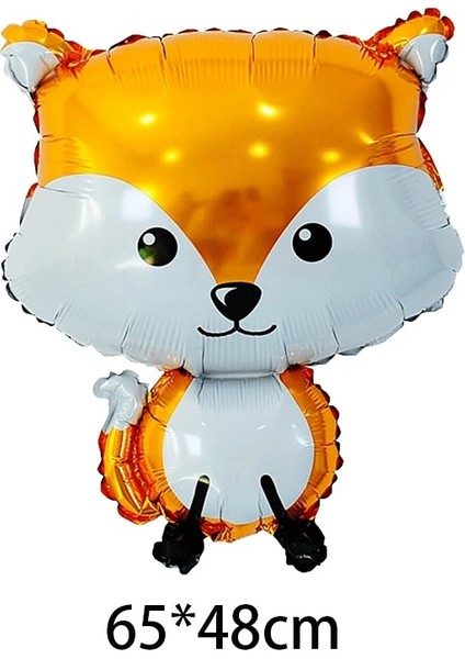 Kirpi 1 Adet Büyük Karikatür Hayvan Kirpi Tilki Rakun Sincap Balonlar Orman Partisi Doğum Günü Dekorasyon Bebek Duş Orman Oyuncak Globos (Yurt Dışından)