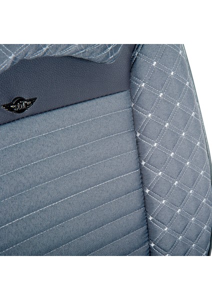 Jaguar F Pace Lüx Deri Oto Koltuk Kılıfı 5'li Set Tam Takım Urban Füme