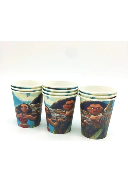 Candyboxes-6 Adet Disney Moana Doğum Günü Partisi Dekorasyon Malzemeleri Çocuklar Bebek Duş Sofra Bardak Tabaklar Afiş Balonlar Olay Dekor Hediye Şekeri (Yurt Dışından) fırsatları