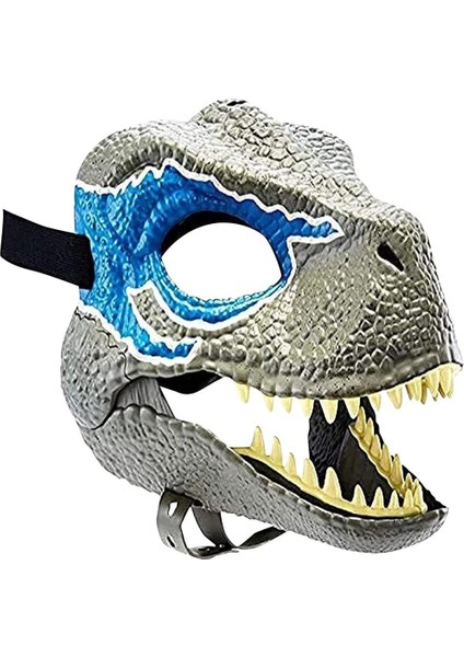 Yeşil 17 Tasarımlar Hareketli Çene ile Jurassic Dünya Dinozor Maskesi Yaratıcı Cadılar Bayramı Cosplay Parti Korku Raptor Lateks Maske Cadılar Bayramı Deco (Yurt Dışından) indirimleri