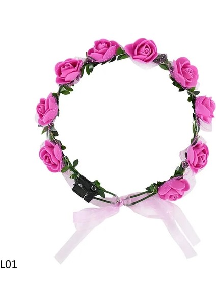 L01 1 Adet Parlayan Çelenk Hairband LED Işık Up Taç Çelenk Kadın Kız Ayarlanabilir Doğum Günü Düğün Festivali Parti Aydınlık Dekorasyon (Yurt Dışından) fiyatları