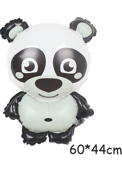 Panda Bir Orman Karikatür Hayvan Tema Balonlar Geyik Tavşan Kaplan Aslan Hayvanat Bahçesi Parti Çocuk Oyuncak Doğum Günü Dekor Malzemeleri Helyum Balon (Yurt Dışından)