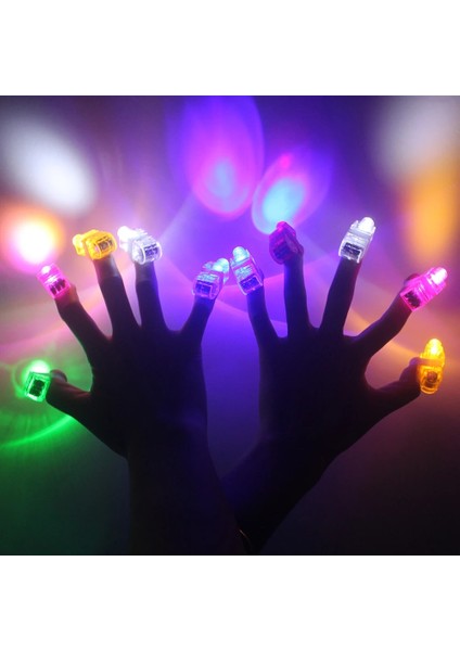 Pembe 50 Adet 30/50/100/120 Adet LED Parmak Işıkları Parti Iyilik Kızdırma Parmak Yüzük Rave Lazer Lamba Çocuk Doğum Günü Düğün Parti Yılbaşı Dekoru (Yurt Dışından)