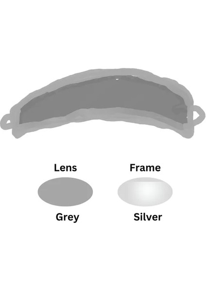 Gri-Gümüş Kostüm Tek Göz (Yurt Dışından)