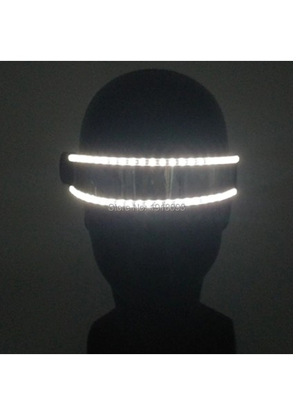 Yeşil 2 Yüksek Kaliteli LED Işıklı Gözlük LED Dans Parti Aydınlatma Gözlük Sahne Performansı Kostüm Gözlük Glow Parti Dekoru (Yurt Dışından)