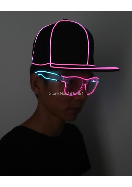07 Ses Aktif Komik Dj Gece Kulübü Light Up Yanıp Sönen Gözlük Aydınlık Unisex Neon LED Şerit Disko Bar Konseri Için Sürücü ile Yetişkin Gözlük (Yurt Dışından) fırsatları